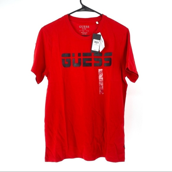 GUESS Men's Short Sleeve Logo Graphic T-shirt - M - Picture 2 of 6